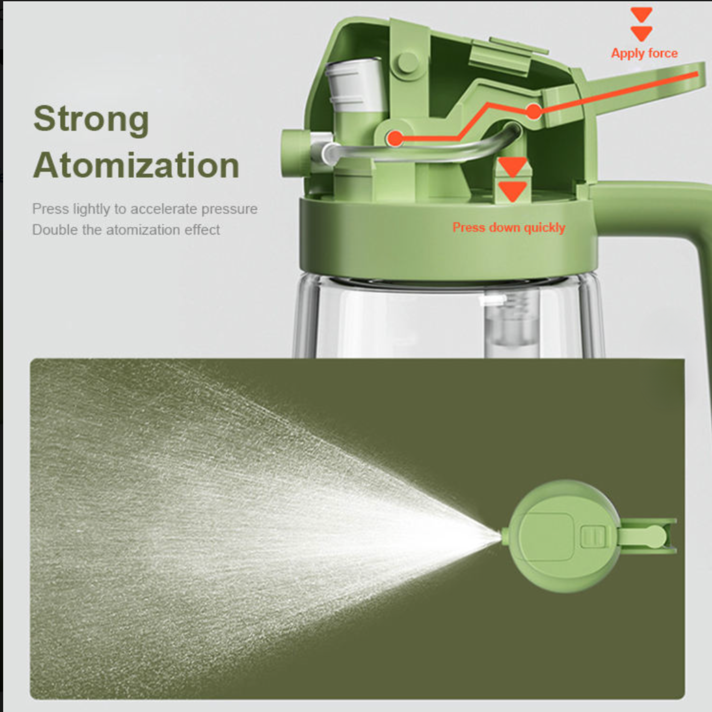 ShatterProof 500ml Oil Sprayer and Dispenser Bottle | 2-in-1 Glass Olive Oil Bottle with Nozzle for Cooking, Air Fryer, BBQ, Salad, Baking, and Roasting